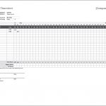 Monthly Timesheet Template For Excel   Monthly Timesheet Template Free Printable
