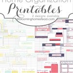 More Than 200 Free Home Management Binder Printables | Fab N' Free   Free Printable Household Binder