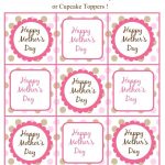 Mother's Day Free Printable Gift Tags Or Cupcake Toppers | Daily Diy   Free Printable Mothers Day Gifts