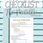 Moving Checklist { Free Printable }   Tastefully Eclectic   Free Printable Moving Checklist And Planner