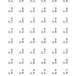 Multiplication Timed Test Worksheet. Time. Alistairtheoptimist Free   Free Printable Multiplication Timed Tests