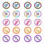 My Little Pony Stickers | Birthday Printable   Free Printable My Little Pony Cupcake Toppers