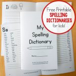 My Spelling Dictionary Printable Free | Free Printable   My Spelling Dictionary Printable Free