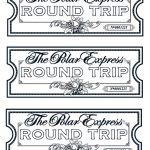 My Take On The Polar Express Tickets. We Printed Them On Gold Paper   Free Polar Express Printable Tickets