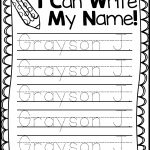 Name Writing Practice   Handwriting Freebie | Learning At Home   Free Printable Practice Name Writing Sheets