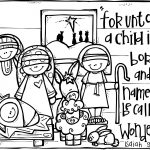 Nativity Printable.great To Color Or Even Frame Or Turn Into A   Free Printable Bible Christmas Coloring Pages