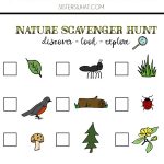 Nature Scavenger Hunt And Summer Adventures | Crafting Chicks   Free Printable Scavenger Hunt
