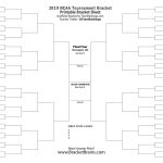 Ncaa Printable Bracket 2019 Free March Madness Brackets Ncaa Blank   Free Printable Brackets Ncaa Basketball
