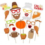 Neat Prop Ideas For A Holiday Party + Photo Booth! – Rent My Wedding   Free Printable Thanksgiving Photo Props