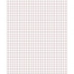 New 2015 09 17! 0.5 Cm Graph Paper With Red Lines (A4 Size) Math   Cm Graph Paper Free Printable