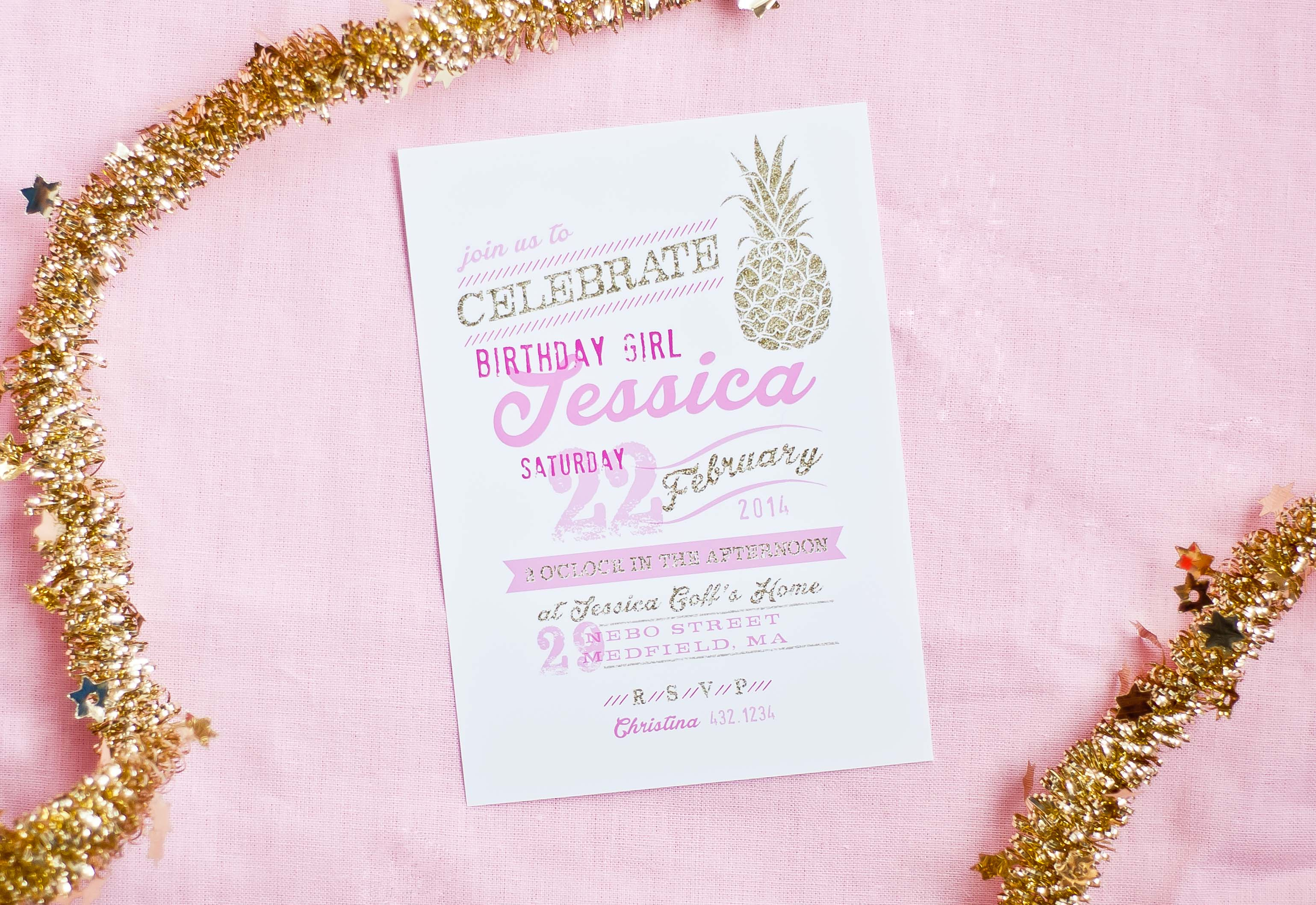 Free Printable Pineapple Invitations Free Printable