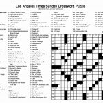 New York Times Sunday Crossword Printable – Rtrs.online   Free La Times Crossword Printable