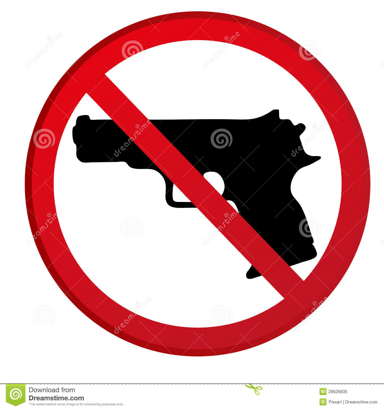 No Picture Allowed Clipart Collection - Free Printable No Guns Allowed Sign