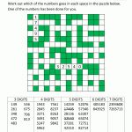 Number Fill In Puzzles Crosswords Crossword Puzzle ~ Themarketonholly   Free Printable Fill In Puzzles