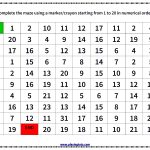 Number Maze Worksheet,order,free,printable,1,20,toddler,preschool   Free Printable Numbers 1 20