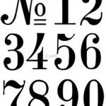 Number Stencils | Crafts | Pinterest | Number Stencils, Letter   Free Printable 3 Inch Number Stencils