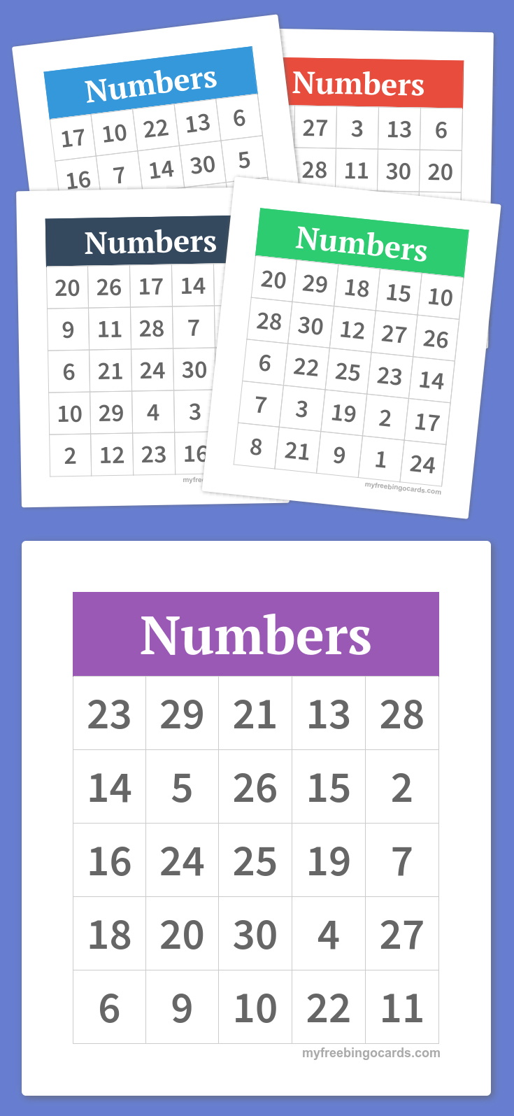 Numbers Bingo | Preschool | Bingo, Bingo Cards, Free Bingo Cards - Free Printable Bingo Cards With Numbers