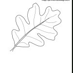 Oak Leaves Coloring Pages Printable | Craft Ideas | Pinterest   Free Printable Leaves