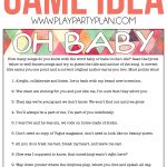 Oh Baby! Free Printable Baby Shower Game Expecting Moms Will Love   Name That Tune Baby Shower Game Free Printable