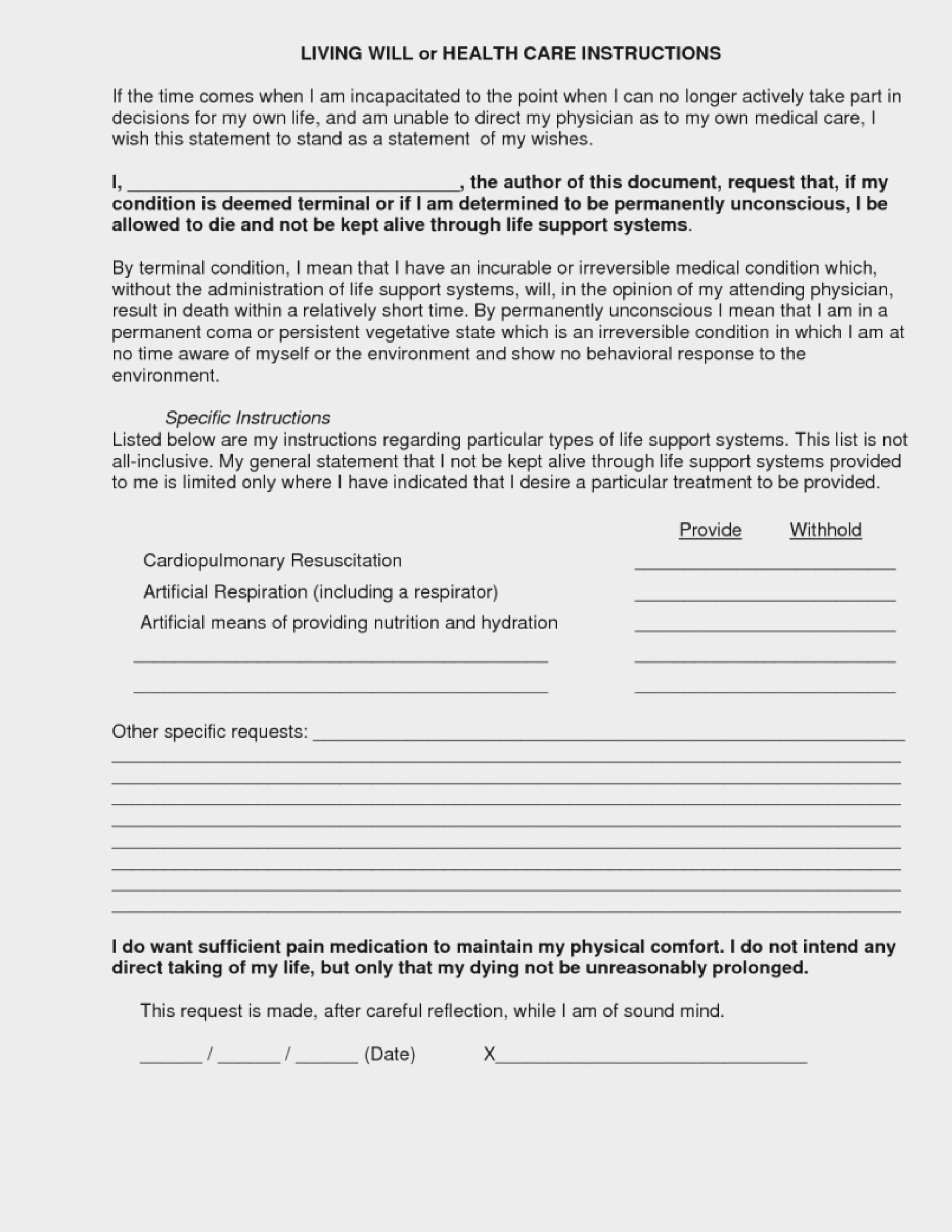Ohio Living Will Power Of Attorney Form Free #47695417835 – Free - Living Will Forms Free Printable