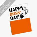 Oil And Blue: Free Printables   Happy Boss' Day Card | Party Ideas   Boss Day Cards Free Printable