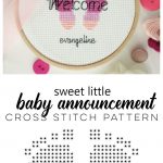 On Welcoming A New Baby | Embroidery And Cross Stich | Pinterest   Free Printable Modern Cross Stitch Patterns