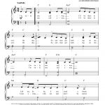 One Call Awaycharlie Puth Easy Piano Digital Sheet Music | Nuty   Free Printable Sheet Music For Piano Beginners Popular Songs