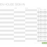 Open House Sign In Sheet Printable Templates (Free & Ready For Use)   Free Printable Sign In Sheet