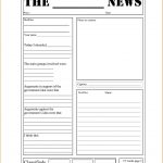 Oracle Bi Developer Design Blank Newspaper Template For Word   Free Printable Newspaper Templates For Students