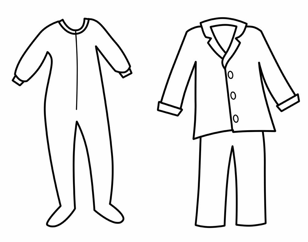 Pajamas Colouring Pages ( Page 2) | January Craft And Worksheets For - Free Printable Pajama Coloring Pages