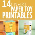 Paper Toy Templates   14 Free Printables To Craft And Play! | Paper   Free Printable Paper Crafts