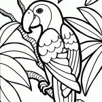 Parrot Coloring Pages | Cinderella | Pinterest | Jungle Coloring   Free Printable Parrot Coloring Pages