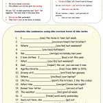 Past Simple Or Present Perfect Worksheet   Free Esl Printable   Free Printable Esl Grammar Worksheets