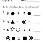Pattern Math Worksheets Preschool For All Download And Maths   Free Printable Math Worksheets For Kids