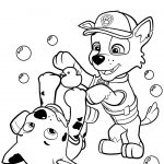 Paw Patrol Rocky And Marshall Coloring Page | Free Printable   Free Printable Paw Patrol Coloring Pages
