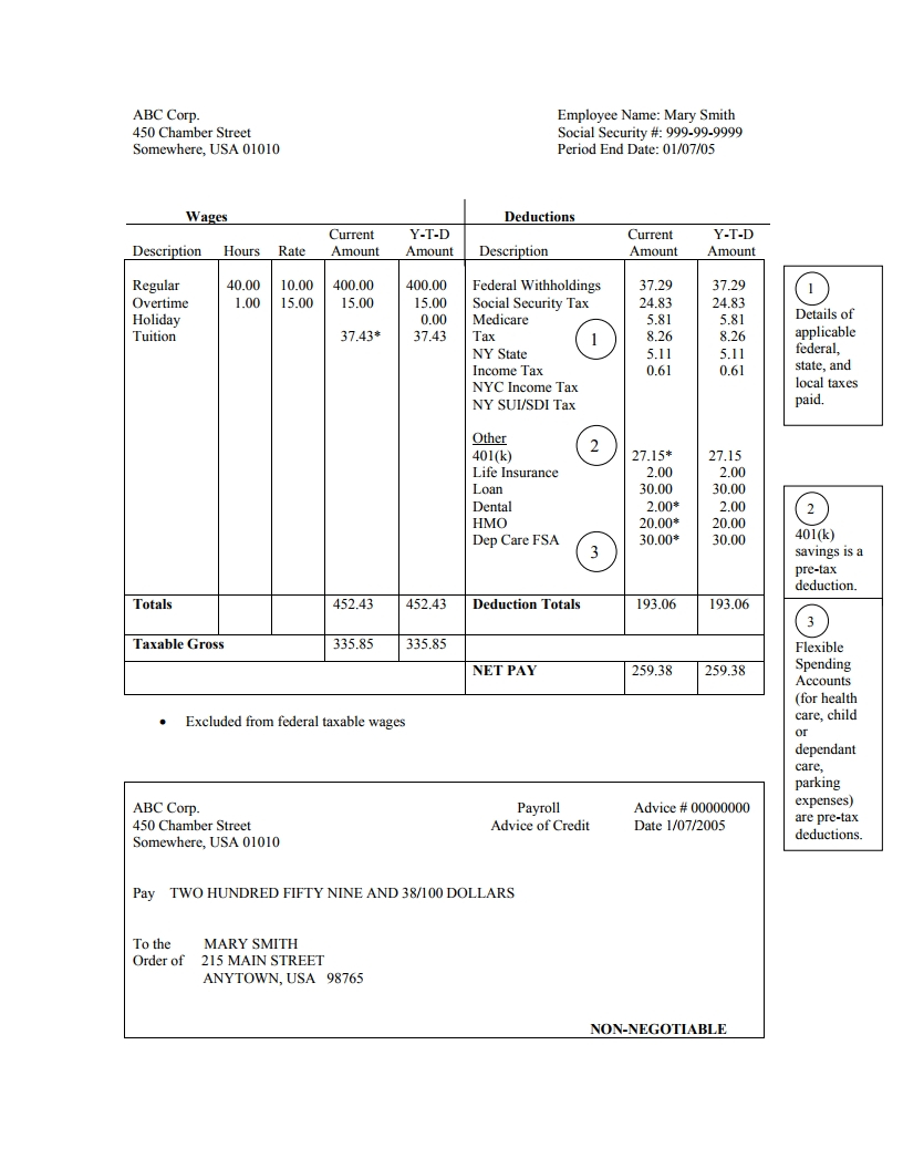 Paystub - Free Download, Edit, Create, Fill And Print Pdf Templates - Free Printable Pay Stubs Online