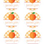 Peach Jam | Recipe | Printables | Canning Labels, Peach Jam, Jam Label   Free Printable Jam Labels