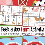 Peek A Boo Farm Animal Activity And Free Printable     Free Printable Farm Animals