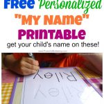 Perfect For Preschool Name Tracing Worksheets And Name Learning   Free Printable Name Tracing Worksheets For Preschoolers