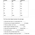 Personal Pronouns | English Lessons | Pronoun Worksheets, Object   Free Printable Pronoun Worksheets For 2Nd Grade