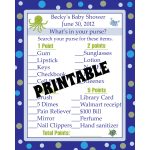Photo : Baby Shower Games Jungle Animal Image   Free Printable Baby Shower Games For Twins