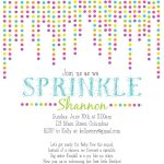 Photo : Baby Sprinkle Invitations Party Image   Free Printable Baby Sprinkle Invitations
