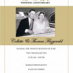 Photo Gallery Of The 50Th Wedding Anniversary Party Ideas To   Free Printable 60Th Wedding Anniversary Invitations