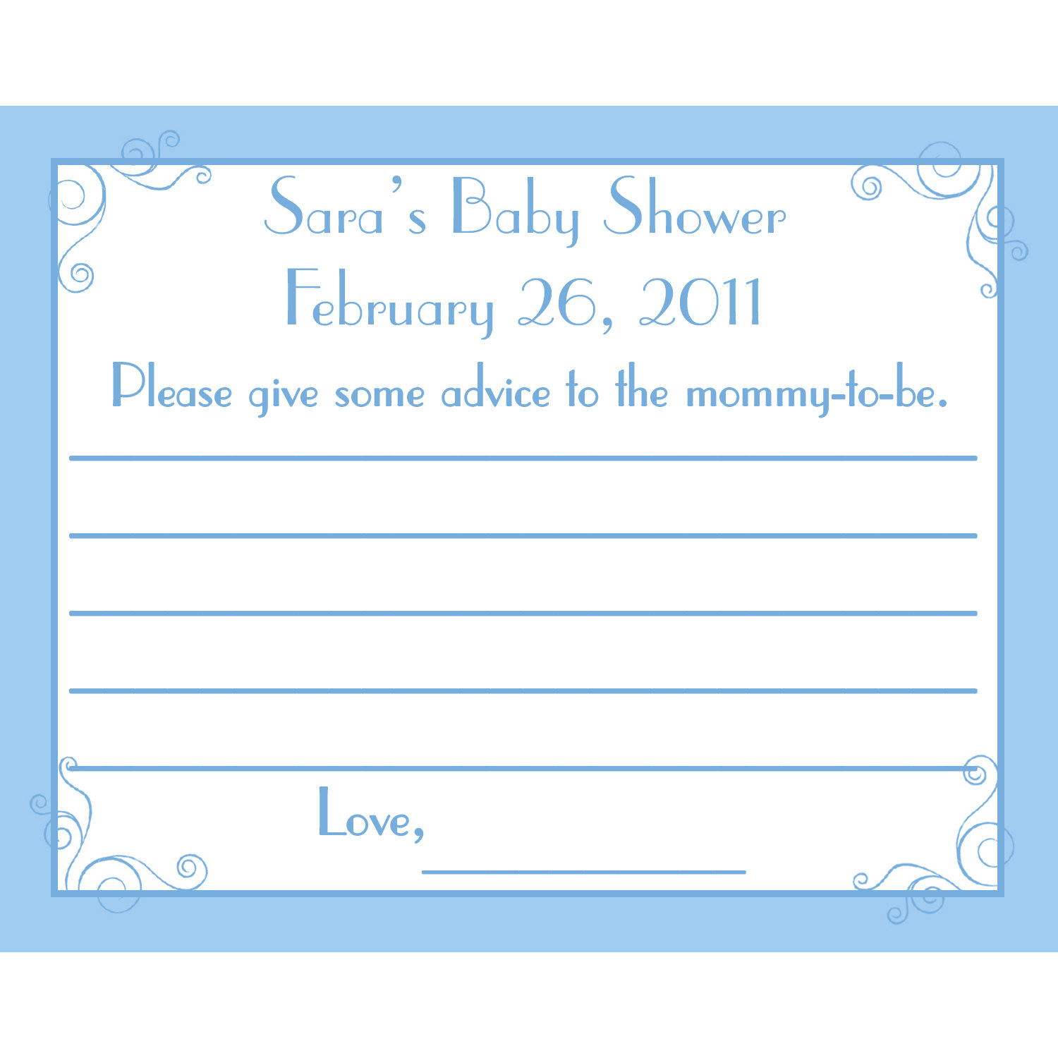 Photo : Make Vintage Baby Shower Vintage Image - Free Mommy Advice Cards Printable