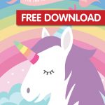 Pin The Horn On The Unicorn Free Printable   Bright Star Kids   Printable Posters Free Download