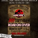Pinchristie Rogers On Birthday Invites | Jurassic Park Party   Free Printable Jurassic Park Invitations