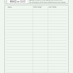 Pinconstant Contact On Grow Your Email List | Free Stuffmail   Free Printable Salon Sign In Sheets
