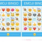 Pincrafty Annabelle On Emoji Printables | Emoji Bingo, Emoji   Free Emoji Bingo Printable