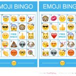Pincrafty Annabelle On Emoji Printables | Emoji Bingo, Emoji   Free Emoji Bingo Printable