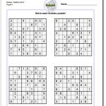 Pindadsworksheets On Math Worksheets | Math Puzzles Brain   Free Printable Super Challenger Sudoku